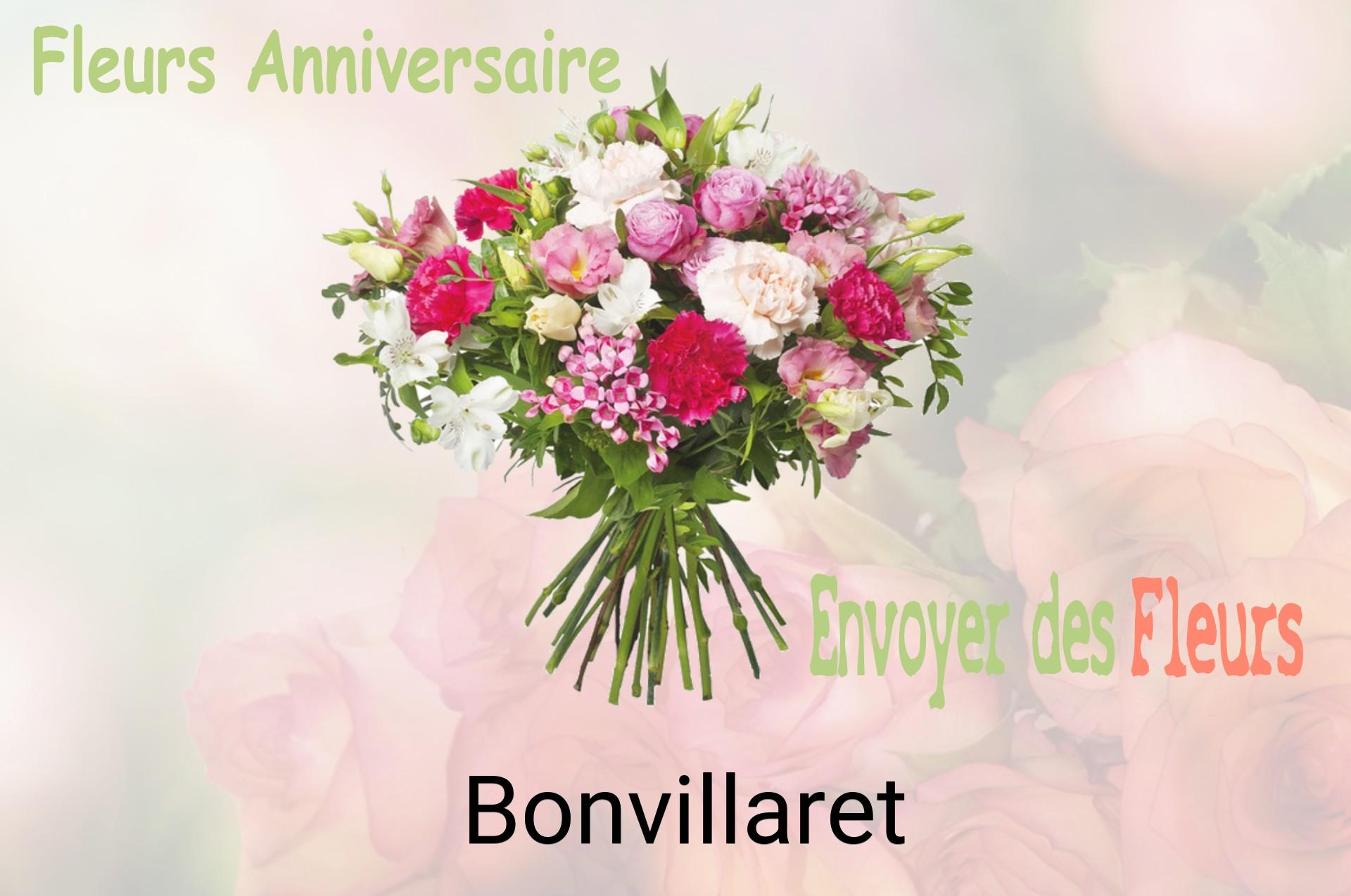 Bouquet de fleurs d’anniversaire livré à Bonvillaret