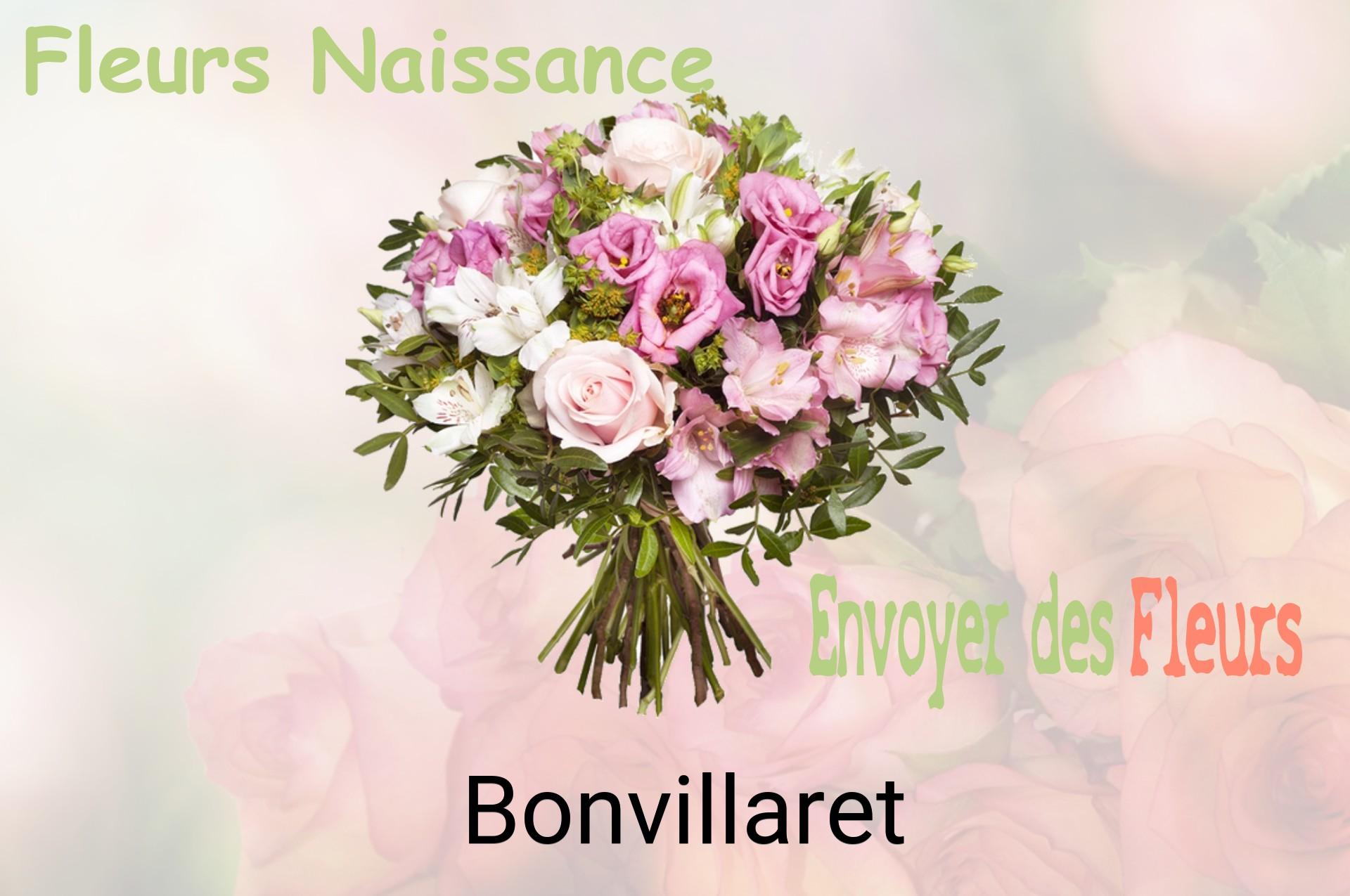 Bouquet de fleurs de naissance livré à Bonvillaret